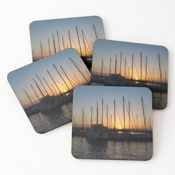 Item preview, Sunset Through the Rigging -  designed and sold by Georgia Mizuleva.
