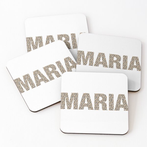 Item preview, Maria name leopard pattern my name is Maria gift birthday holiday anniversary Essential Inspiration Joy Mood Funny designed and sold by DesignByHeartUK.