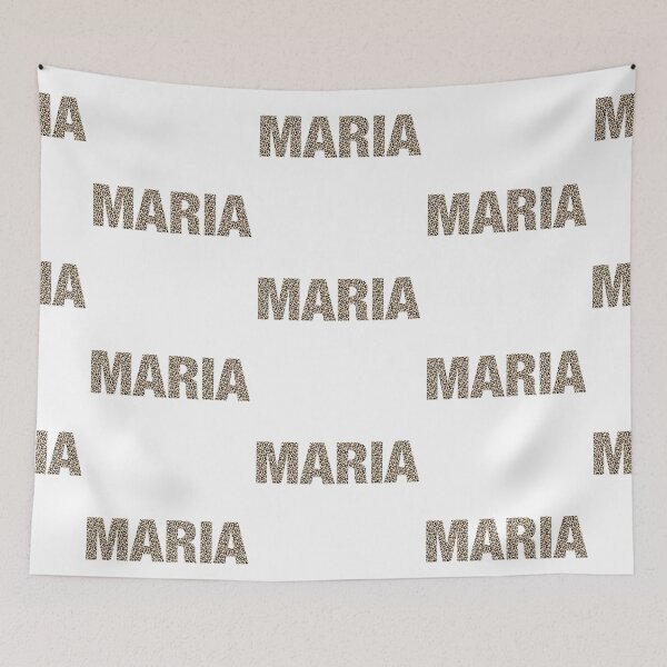 Item preview, Maria name leopard pattern my name is Maria gift birthday holiday anniversary Essential Inspiration Joy Mood Funny designed and sold by DesignByHeartUK.