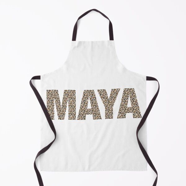 Item preview, Maya name leopard pattern my name is Maya gift birthday holiday anniversary Essential Inspiration Joy Mood Funny designed and sold by DesignByHeartUK.
