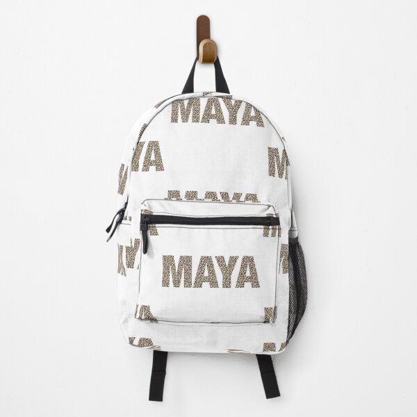 Item preview, Maya name leopard pattern my name is Maya gift birthday holiday anniversary Essential Inspiration Joy Mood Funny designed and sold by DesignByHeartUK.