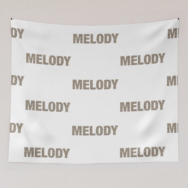 Item preview, Melody name leopard pattern my name is Melody gift birthday holiday anniversary Essential Inspiration Joy Mood Funny designed and sold by DesignByHeartUK.