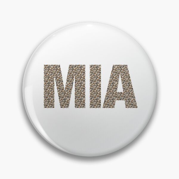 Item preview, Mia name leopard pattern my name is Mia gift birthday holiday anniversary Essential Inspiration Joy Mood Funny designed and sold by DesignByHeartUK.