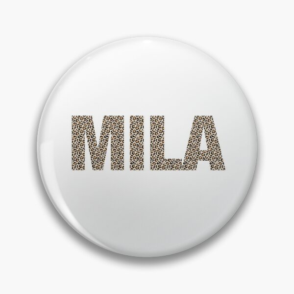 Item preview, Mila name leopard pattern my name is Mila gift birthday holiday anniversary Essential Inspiration Joy Mood Funny designed and sold by DesignByHeartUK.