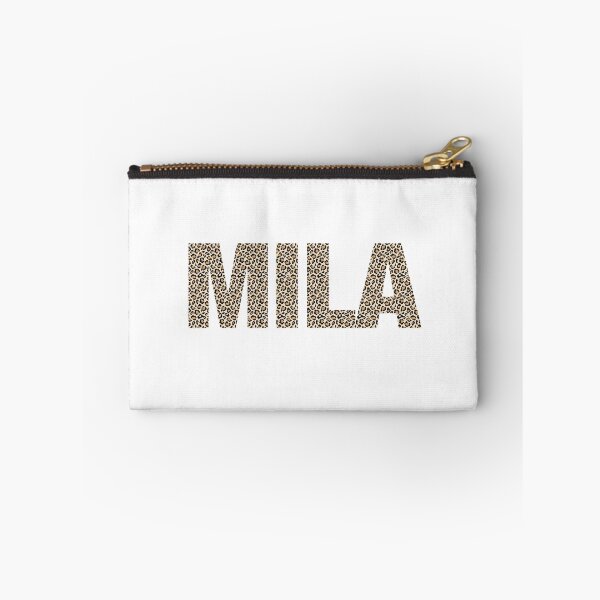 Item preview, Mila name leopard pattern my name is Mila gift birthday holiday anniversary Essential Inspiration Joy Mood Funny designed and sold by DesignByHeartUK.