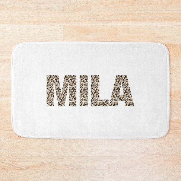 Item preview, Mila name leopard pattern my name is Mila gift birthday holiday anniversary Essential Inspiration Joy Mood Funny designed and sold by DesignByHeartUK.