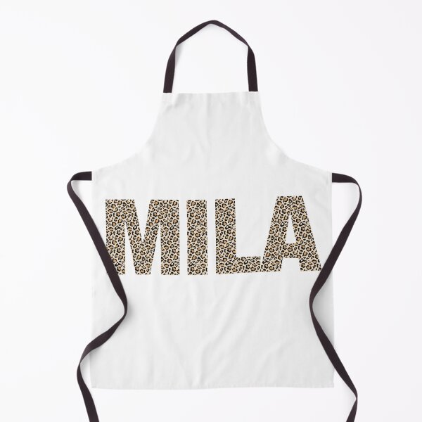 Item preview, Mila name leopard pattern my name is Mila gift birthday holiday anniversary Essential Inspiration Joy Mood Funny designed and sold by DesignByHeartUK.