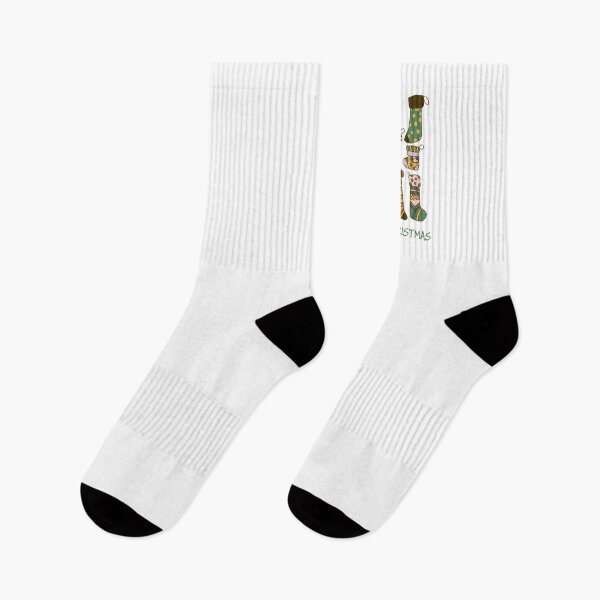 Item preview, Christmas stockings - Happy Christmas and a happy new year! - Available in stickers, clothing, etc designed and sold by crazycollective.