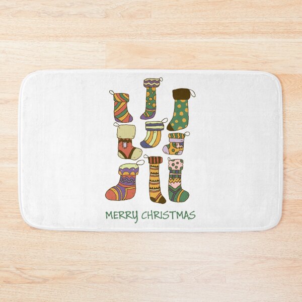 Item preview, Christmas stockings - Happy Christmas and a happy new year! - Available in stickers, clothing, etc designed and sold by crazycollective.