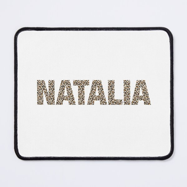 Item preview, Natalia name leopard pattern my name is Natalia gift birthday holiday anniversary Essential Inspiration Joy Mood Funny designed and sold by DesignByHeartUK.