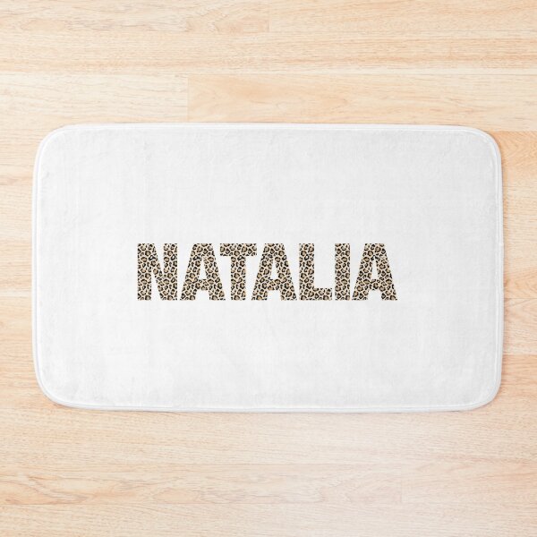 Item preview, Natalia name leopard pattern my name is Natalia gift birthday holiday anniversary Essential Inspiration Joy Mood Funny designed and sold by DesignByHeartUK.