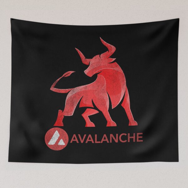 Item preview, Bull Market Avalanche AVAX Coin To The Moon Crypto Token Cryptocurrency Blockchain Wallet designed and sold by AriellaGross.