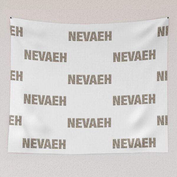 Item preview, Nevaeh name leopard pattern my name is Nevaeh gift birthday holiday anniversary Essential Inspiration Joy Mood Funny designed and sold by DesignByHeartUK.