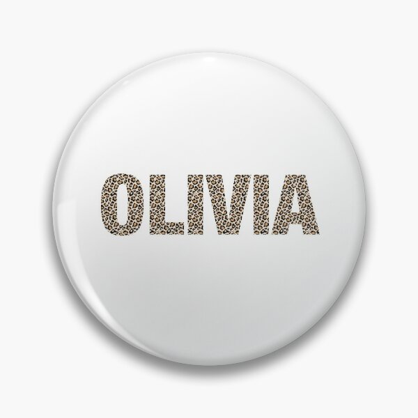 Artikelvorschau, Olivia name leopard pattern my name is Olivia gift birthday holiday anniversary Essential Inspiration Joy Mood Funny entworfen und verkauft von DesignByHeartUK.