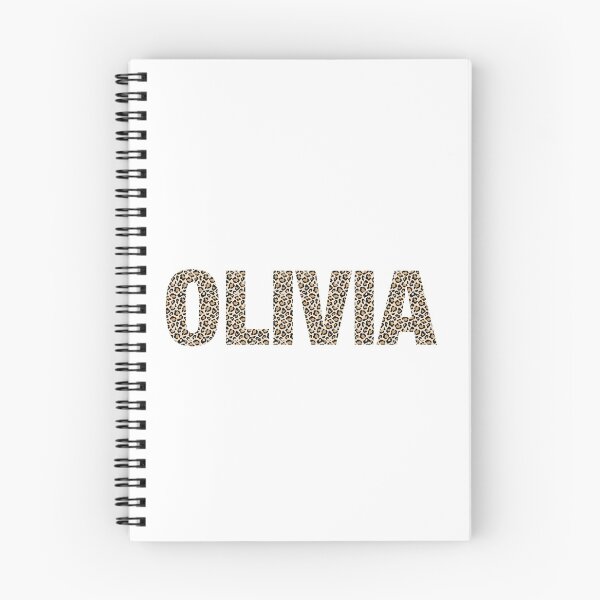 Artikelvorschau, Olivia name leopard pattern my name is Olivia gift birthday holiday anniversary Essential Inspiration Joy Mood Funny entworfen und verkauft von DesignByHeartUK.