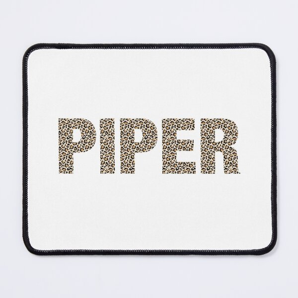 Item preview, Piper name leopard pattern my name is Piper gift birthday holiday anniversary Essential Inspiration Joy Mood Funny designed and sold by DesignByHeartUK.