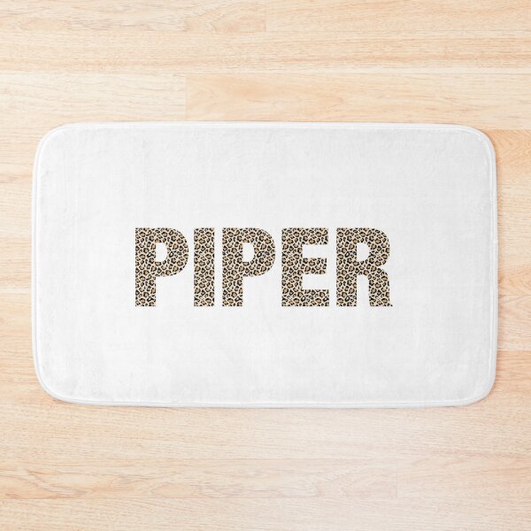 Item preview, Piper name leopard pattern my name is Piper gift birthday holiday anniversary Essential Inspiration Joy Mood Funny designed and sold by DesignByHeartUK.