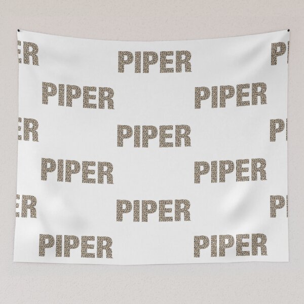 Item preview, Piper name leopard pattern my name is Piper gift birthday holiday anniversary Essential Inspiration Joy Mood Funny designed and sold by DesignByHeartUK.