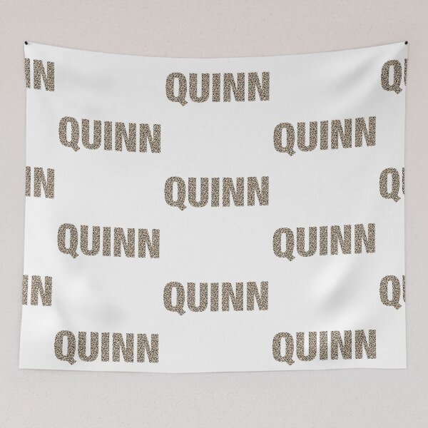 Item preview, Quinn name leopard pattern my name is Quinn gift birthday holiday anniversary Essential Inspiration Joy Mood Funny designed and sold by DesignByHeartUK.