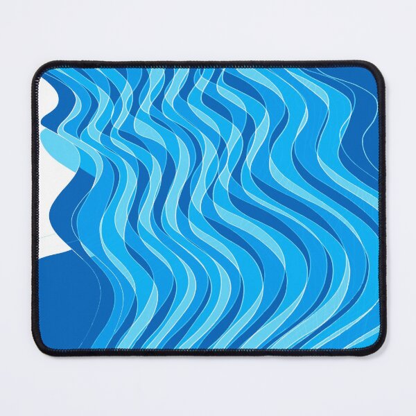 Item preview, Waves Lines Blue Double designed and sold by Istvan Ocztos.