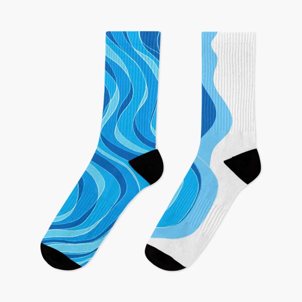 Item preview, Waves Lines Blue Double designed and sold by Istvan Ocztos.