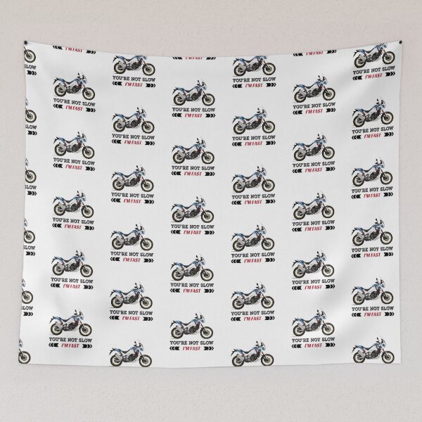 Item preview, Honda CRF1100L Africa Twin quote "You're not slow, I'm fast" designed and sold by WiredDesigns.