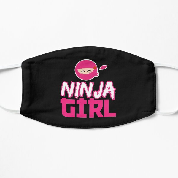 Ninja Girl, Ninja Day - I Want To Be A Ninja   Flat Mask