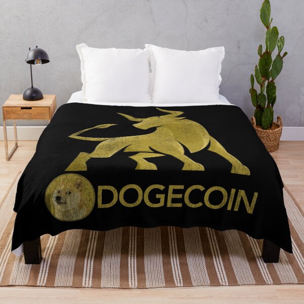 Artikelvorschau, Bullenmarkt Dogecoin DOGE BTC Coin To The Moon Crypto Token Cryptocurrency Blockchain Wallet entworfen und verkauft von AriellaGross.