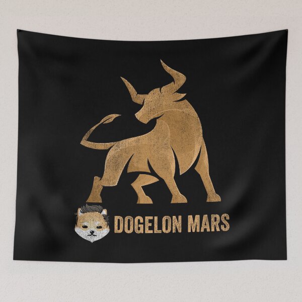 Item preview, Bull Market Dogelon Mars Coin To The Moon Crypto Token Cryptocurrency Blockchain Wallet designed and sold by AriellaGross.