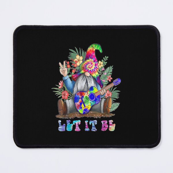 Item preview, Tie Dye Gnome Peace Playing Guitar Hippie Gnome Colorful designed and sold by juscitemaim.