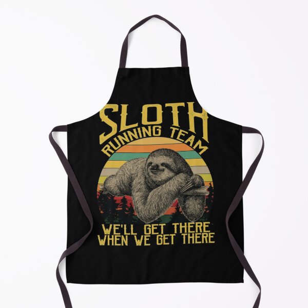 Item preview, Vintage Retro Sloth Running Team We Will Get There designed and sold by seltakimm23.