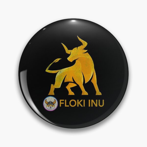 Item preview, Bull Market Floki Inu Coin To The Moon Crypto Token Floki Army Cryptocurrency Blockchain Wallet designed and sold by AriellaGross.