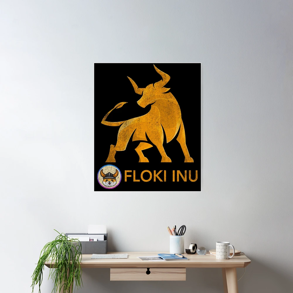 Bull Market Floki Inu Coin To The Moon Crypto Token Floki Army Cryptocurrency  Blockchain Wallet