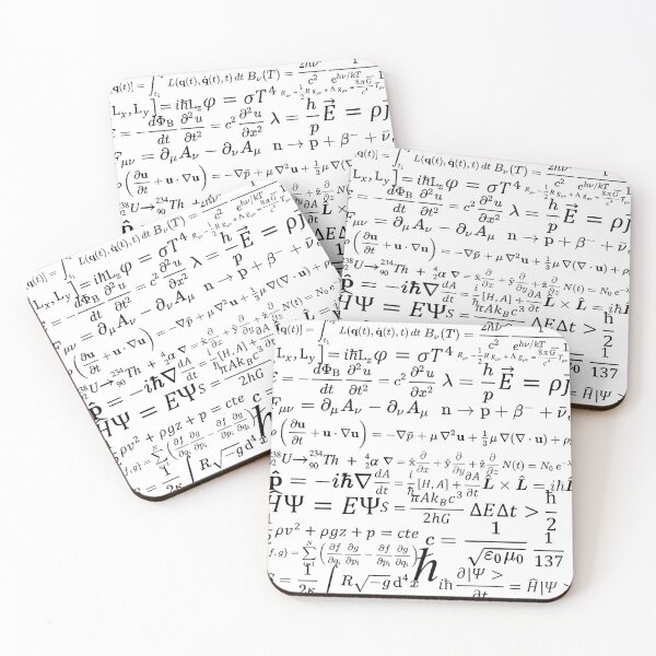 Item preview, Physics equations and formulas designed and sold by NoetherSym.