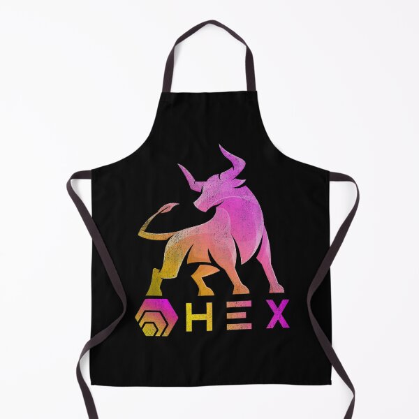 Item preview, Bull Market HEX Coin To The Moon HEX Crypto Token Cryptocurrency Blockchain Wallet designed and sold by AriellaGross.