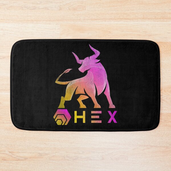 Item preview, Bull Market HEX Coin To The Moon HEX Crypto Token Cryptocurrency Blockchain Wallet designed and sold by AriellaGross.