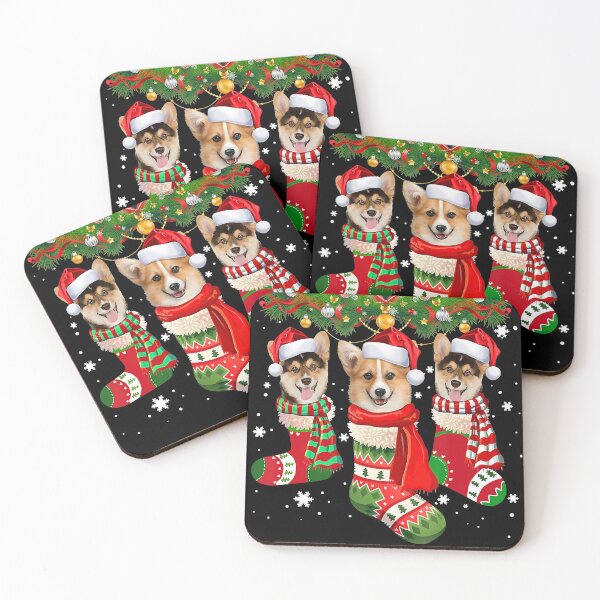 Item preview, Corgi Cute In Socks Christmas Santa Hat Xmas Dog Pajama designed and sold by AaronWeedo.