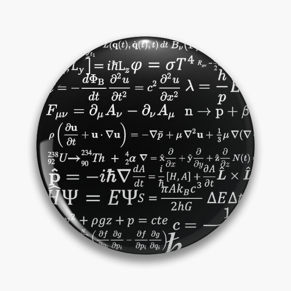 Item preview, Physics equations and formulas dark version designed and sold by NoetherSym.