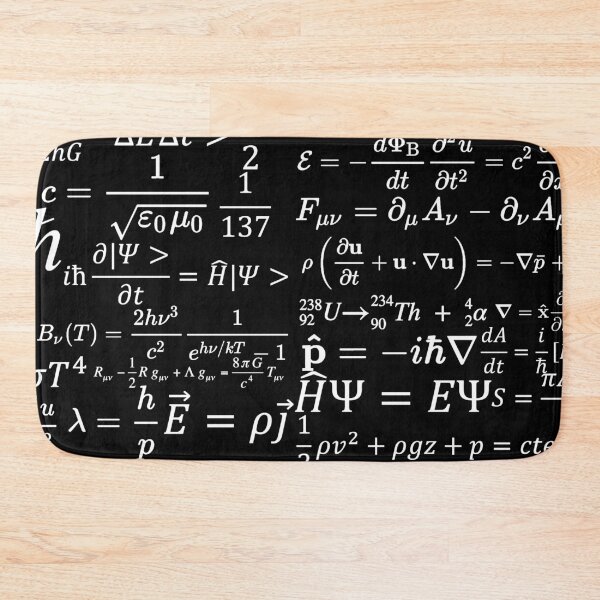Item preview, Physics equations and formulas dark version designed and sold by NoetherSym.