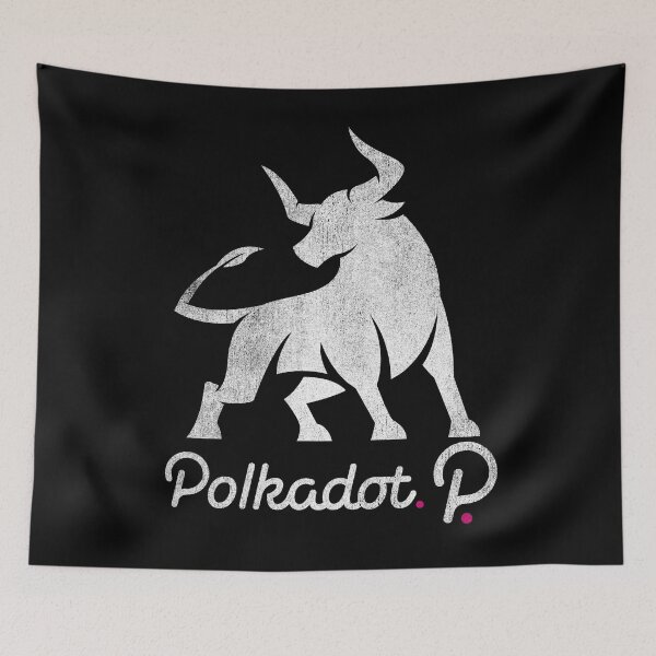 Artikelvorschau, Bullenmarkt Polkadot DOT Coin To The Moon Krypto-Token Kryptowährung Blockchain Wallet entworfen und verkauft von AriellaGross.
