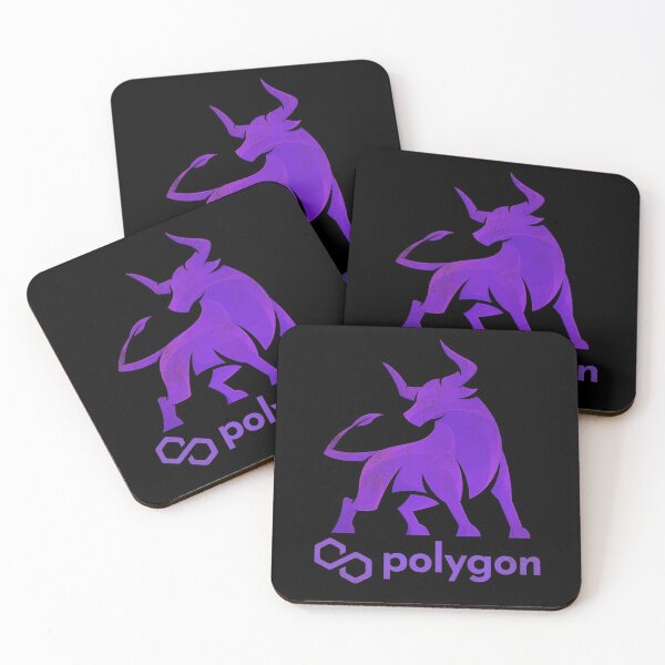 Item preview, Bull Market Polygon Matic Coin To The Moon Crypto Token Cryptocurrency Blockchain Wallet designed and sold by AriellaGross.
