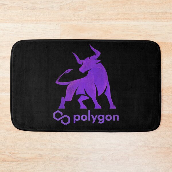 Item preview, Bull Market Polygon Matic Coin To The Moon Crypto Token Cryptocurrency Blockchain Wallet designed and sold by AriellaGross.