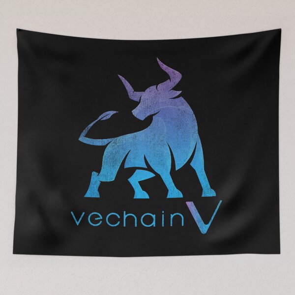 Item preview, Bull Market Vechain VET Coin To The Moon Crypto Token Cryptocurrency Blockchain Wallet designed and sold by AriellaGross.