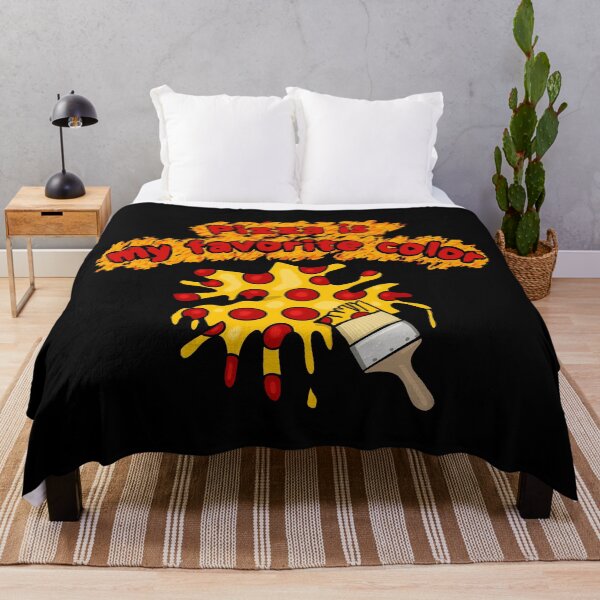 Item preview, Pizza is My Favorite Color - Orange Background designed and sold by wildjellybeans.