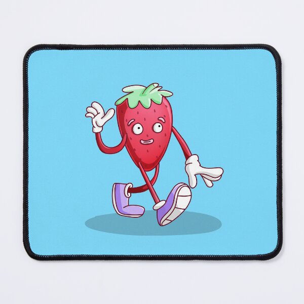 Item preview, Striding Strawberry Illustration designed and sold by Vincent White.