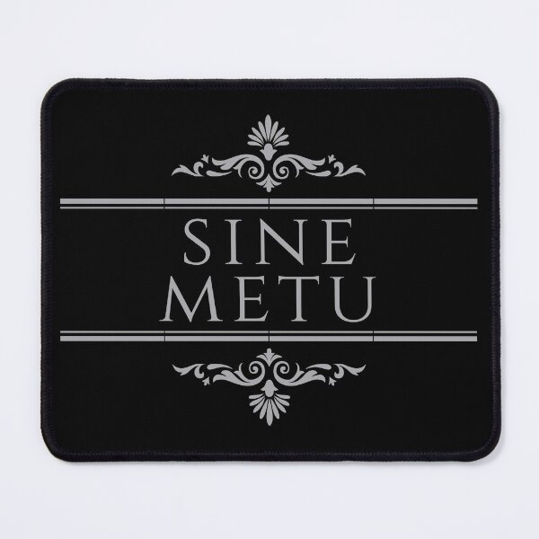 Item preview, Sine Metu Without Fear Stacked Silver - Latin Phrases designed and sold by ElementJourney.