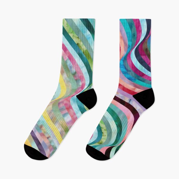 Item preview, Digital curved line waves designed and sold by NoahDea.