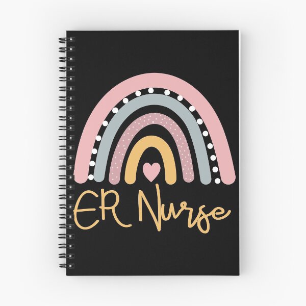 Aperçu de l'œuvre ER Nurse Heart Rainbow Emergency Room Nurse créée et vendue par teeteeup.