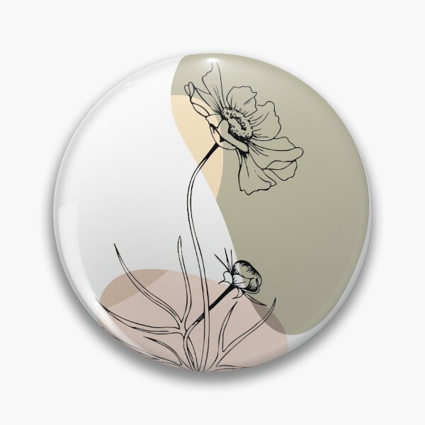 Item preview, Graphic flower and abstract spots. designed and sold by gsm-print772.