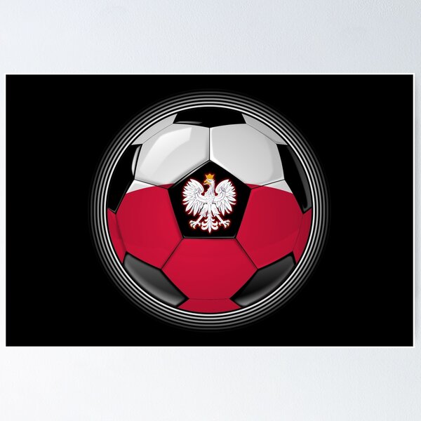 Artikel-Vorschau von Polen - polnische Flagge - Fußball oder Fußball, designt und verkauft von Graphix.
